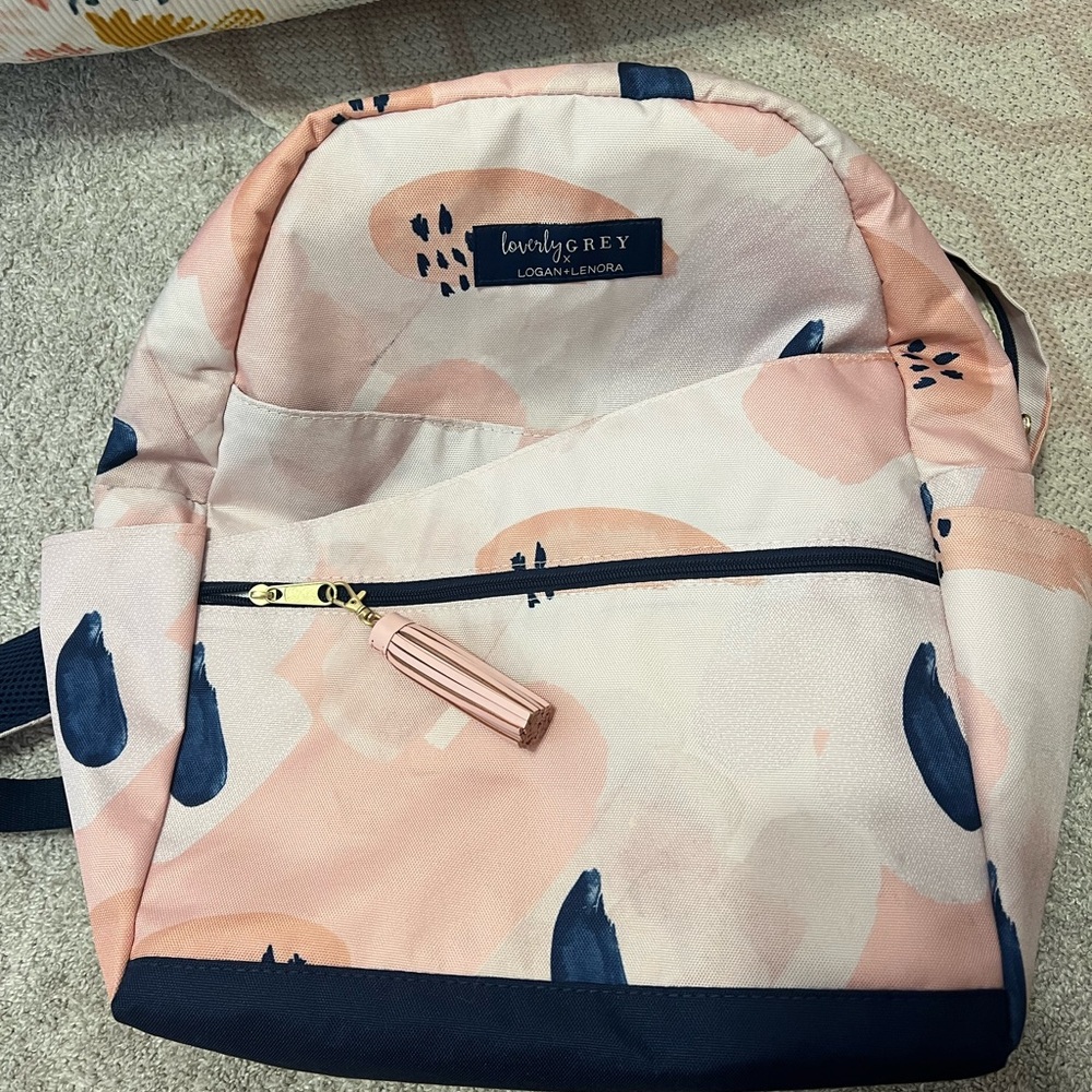 Logan and Lenora x loverly grey Backpack